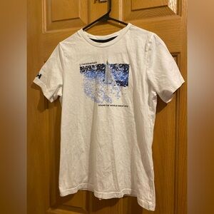 Helly Hansen White and Blue Graphic Tee